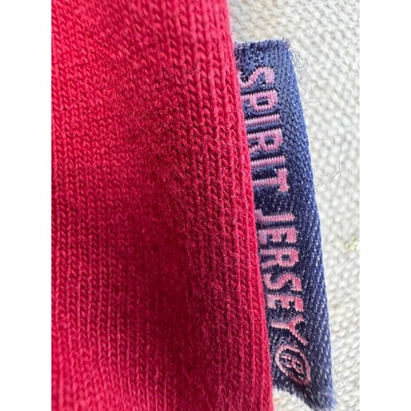 VTG Spirit Jersey Ole Miss Rebels Size XL Red Long Sleeve Hotty Toddy RN131422 - Picture 4 of 15